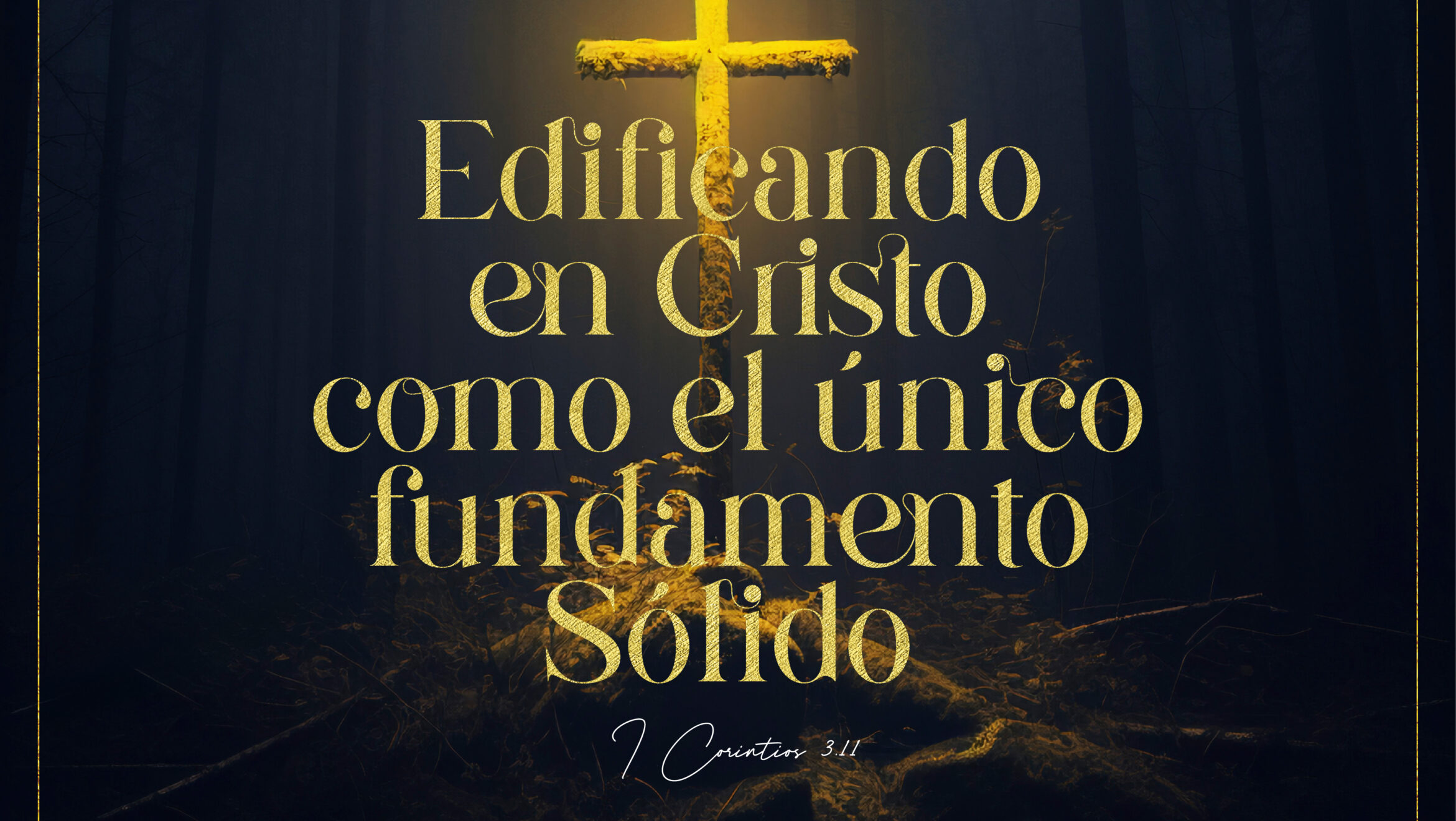 Edificando en Cristo como el único fundamento solido.