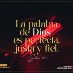 La palabra de Dios es perfecta, justa y fiel.